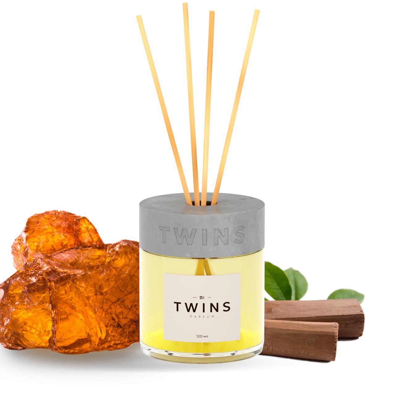 TWINS Amber Echo Home Diffuser β Warm, Elegant & Grounding | 120 ml