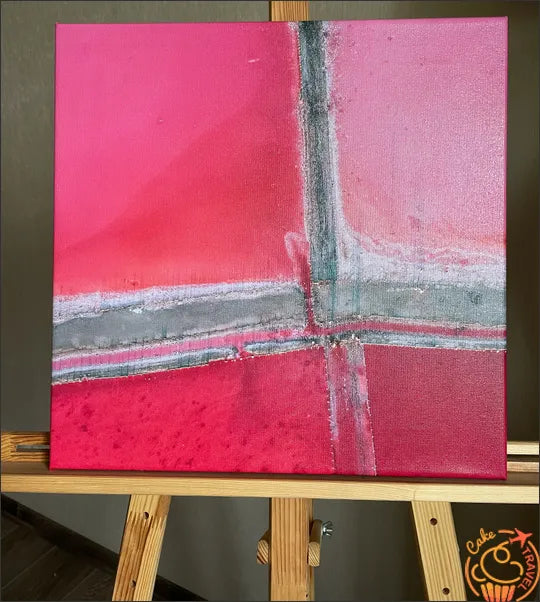 Canvas 20x20 "Pink Lakes"