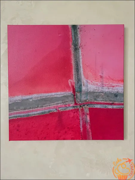 Canvas 20x20 "Pink Lakes"