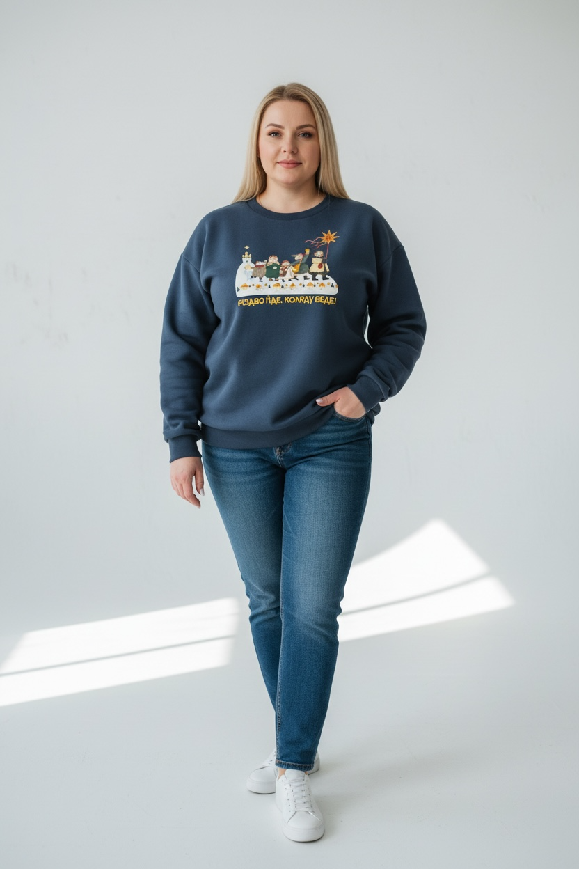 Christmas Unisex Sweatshirt With Fun Holiday Print
