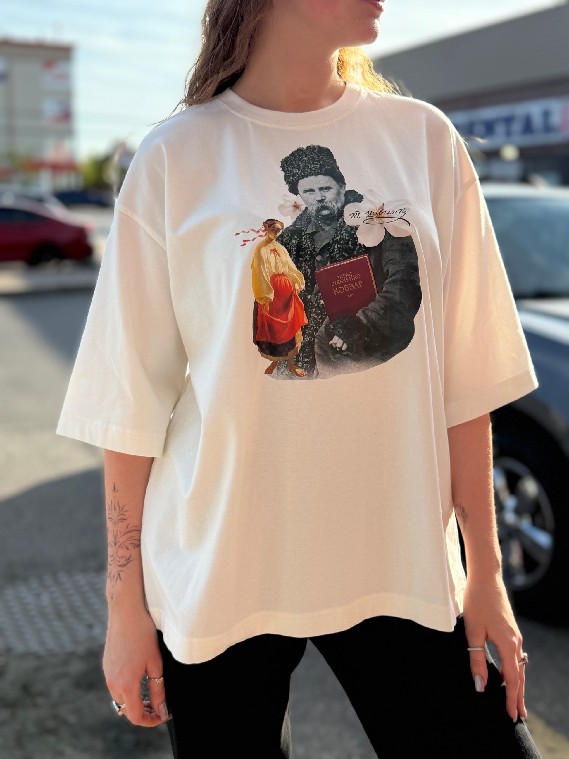 Unisex T-shirt with Taras Shevchenko Print