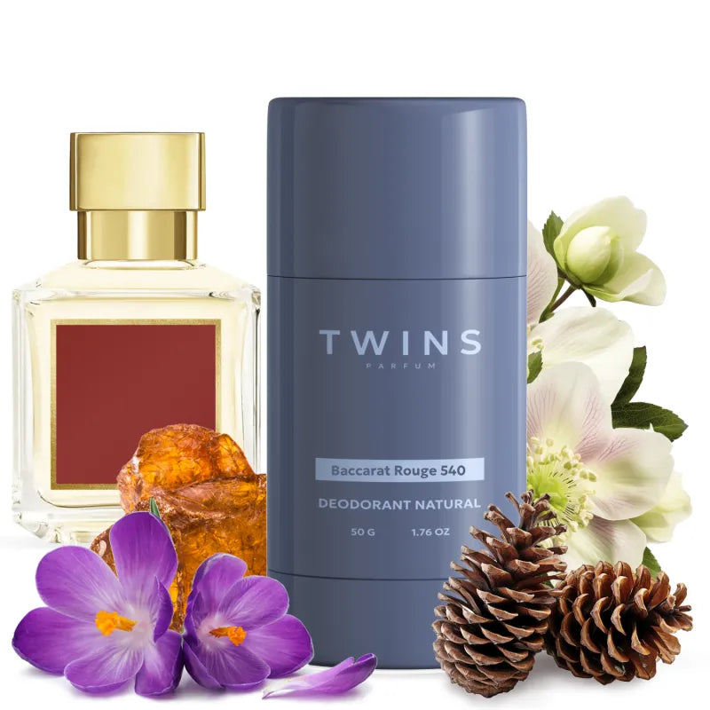 TWINS Baccarat Rouge 540 Deodorant – Luxurious, Unisex & Intensely Alluring