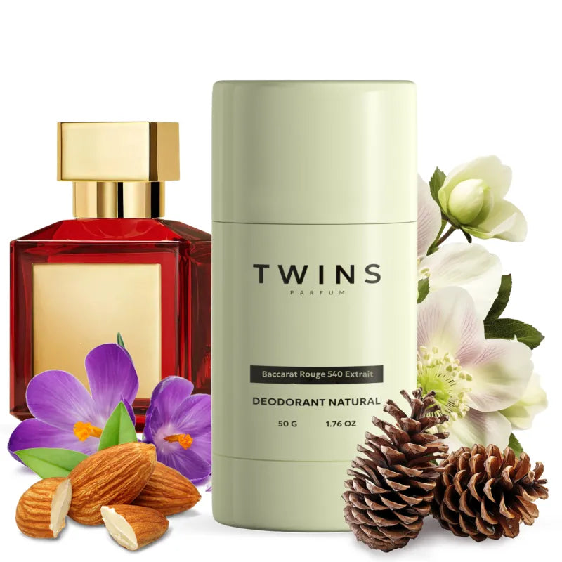 TWINS Baccarat Rouge 540 Extrait Deodorant – Deep, Luxurious & Unforgettable (Unisex)