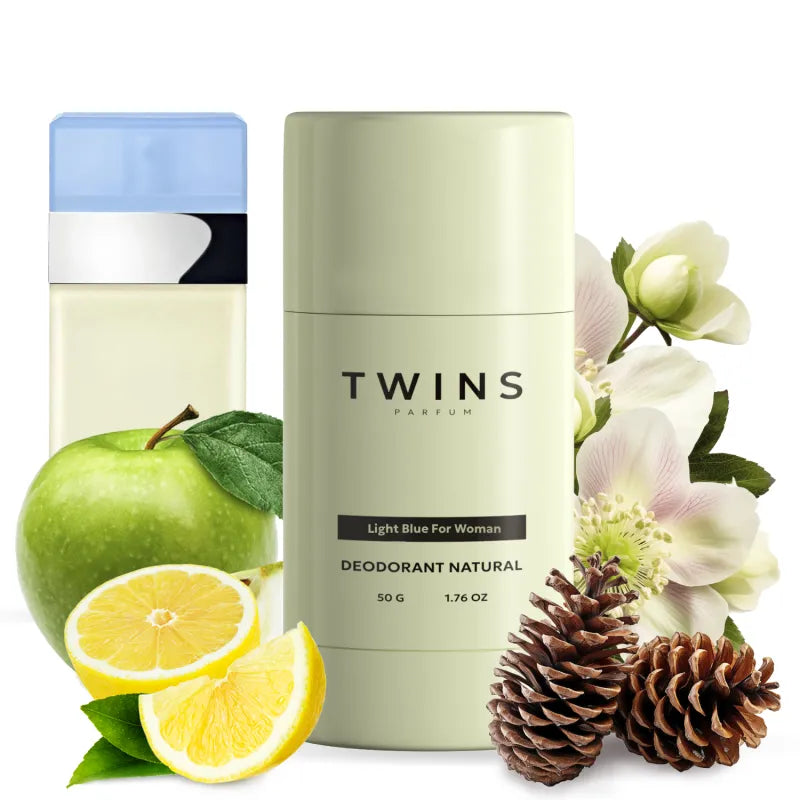 TWINS Light Blue For Woman Deodorant – Fresh, Feminine & Effortlessly Irresistible