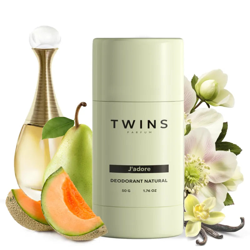 TWINS J’adore Deodorant – Elegant Floral & Fruity Fragrance for Women