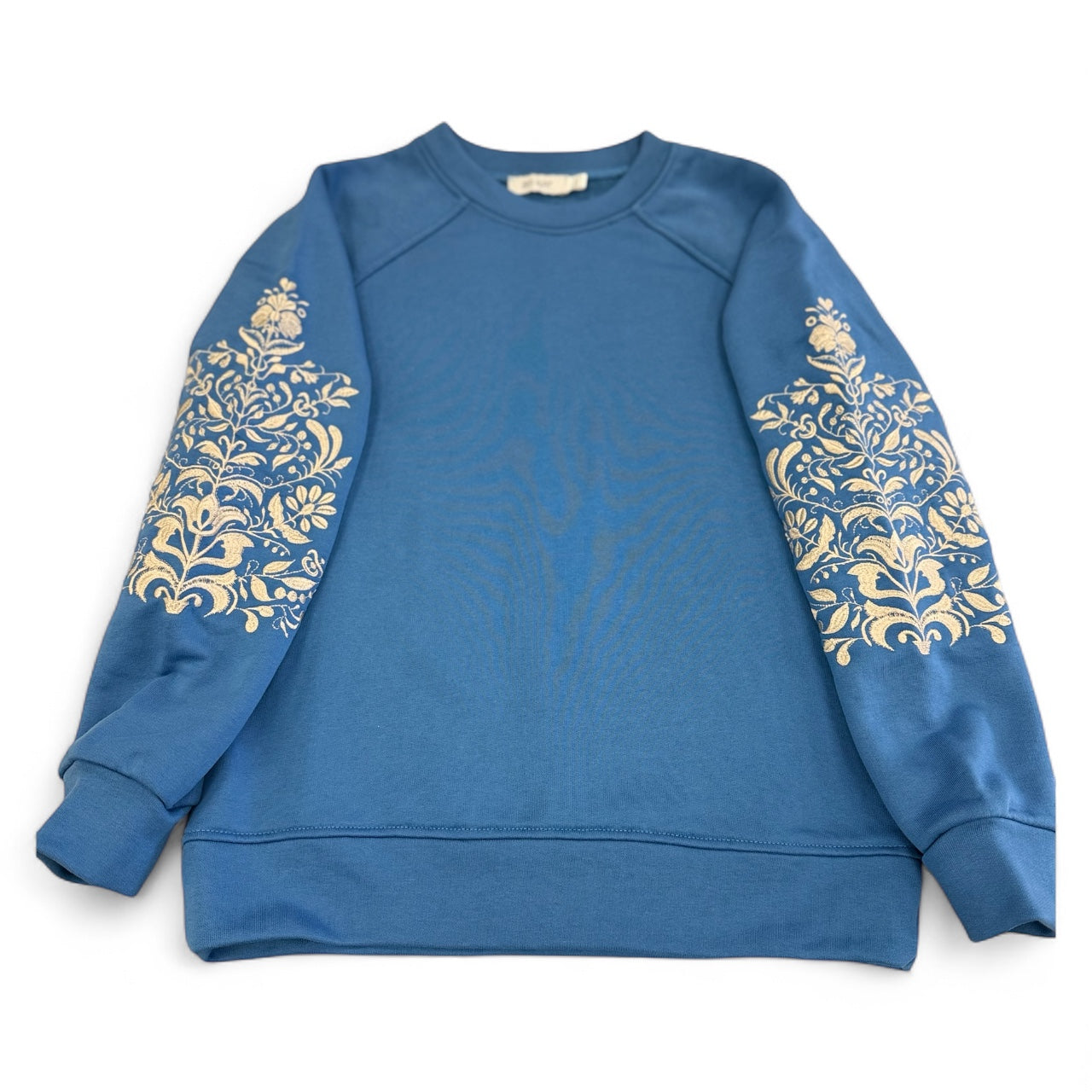 Blue Kids’ Sweatshirt With Embroidery