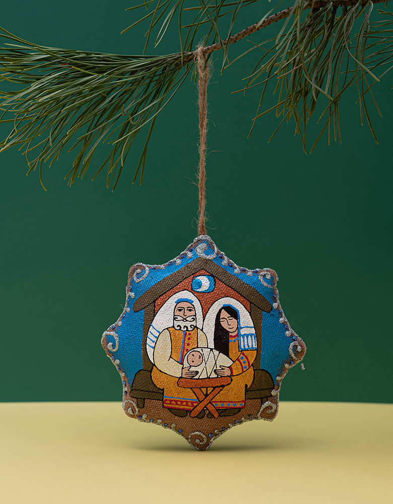 Scented Coffee Souvenir Star "Holy Family"