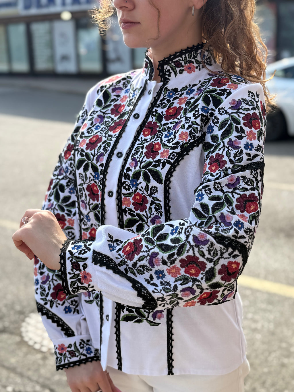 Women’s Embroidered Blouse "Ruzhi" – Ukrainian Vyshyvanka