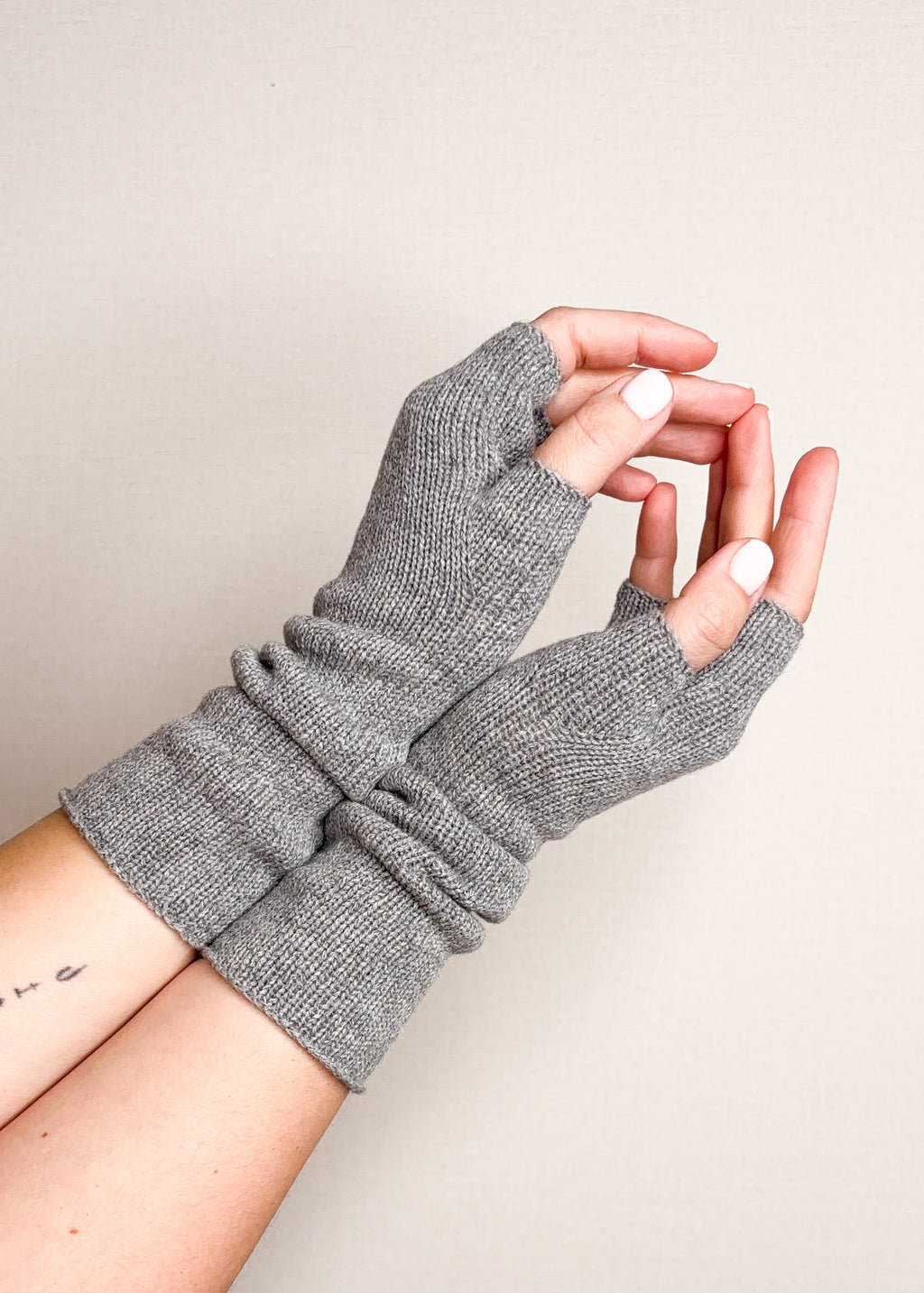 Merino Wool And Cashmere Mittens