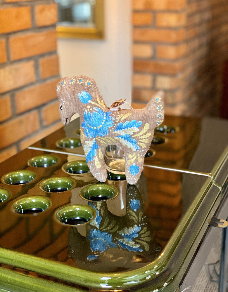 Souvenir "Little Horse (blue and yellow) (coffee)"