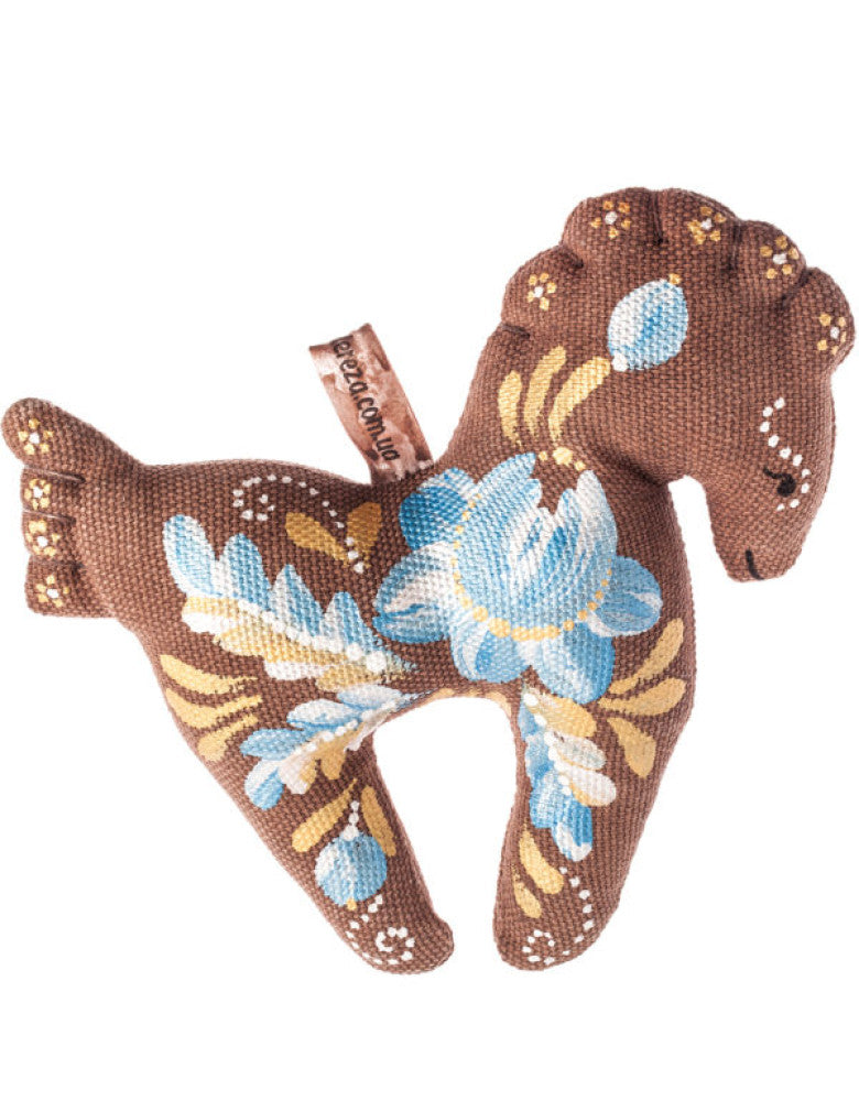 Souvenir "Little Horse (blue and yellow) (coffee)"
