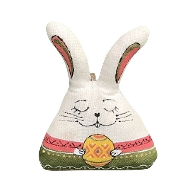 Souvenir "Hare with a yellow Easter egg (vanilla)"