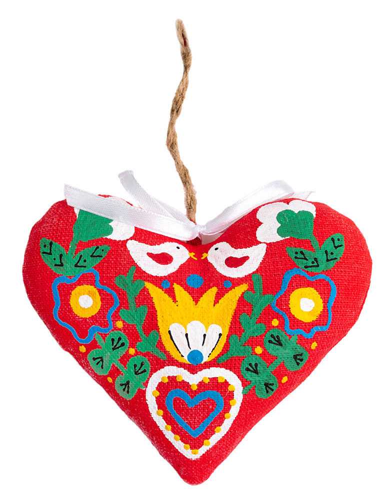 Souvenir "Heart with birds (vanilla)"