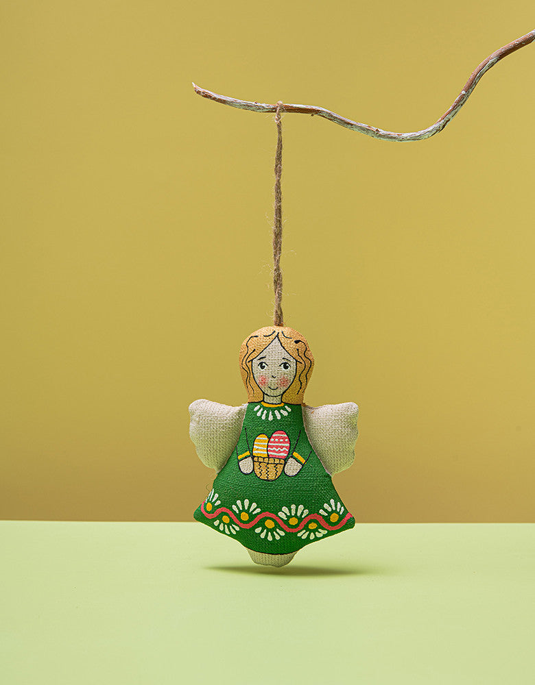 Souvenir "Angel with Easter Eggs (vanilla)"