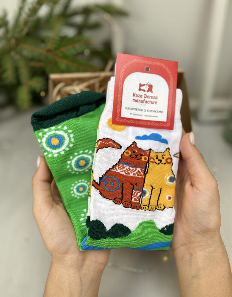 Souvenir "Socks with cats"