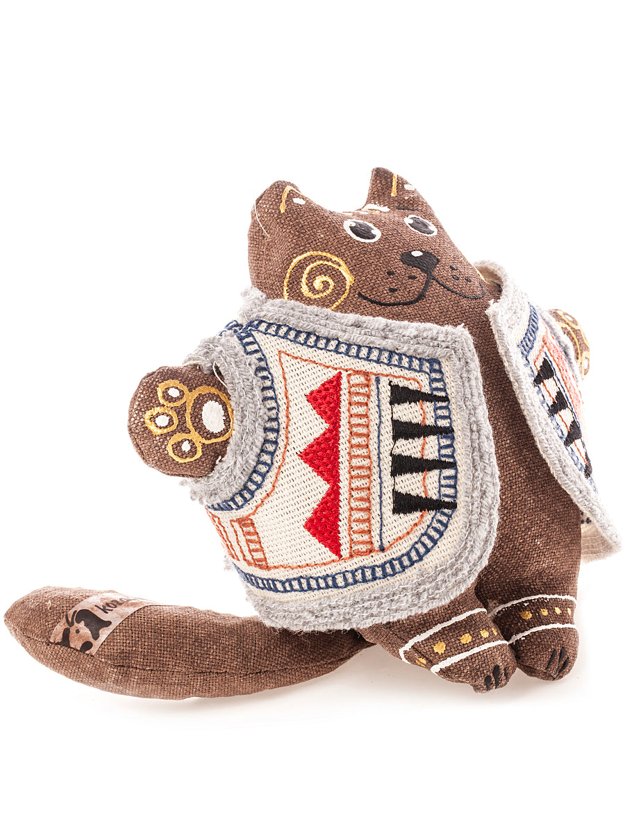 Souvenir "Fatty Cat in a sheepskin mantle (coffee)"