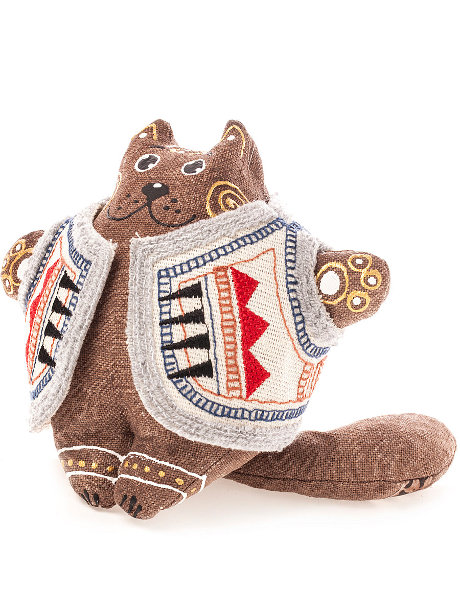 Souvenir "Fatty Cat in a sheepskin mantle (coffee)"