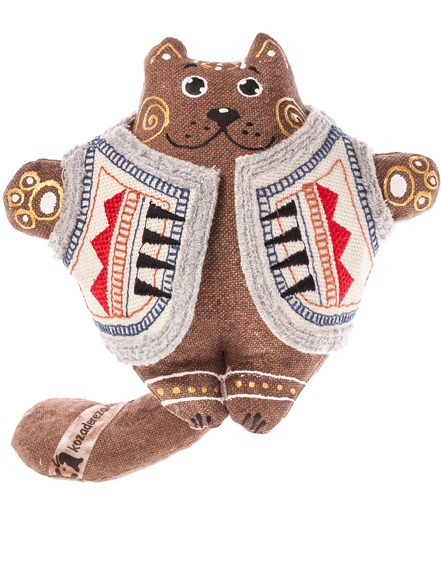Souvenir "Fatty Cat in a sheepskin mantle (coffee)"