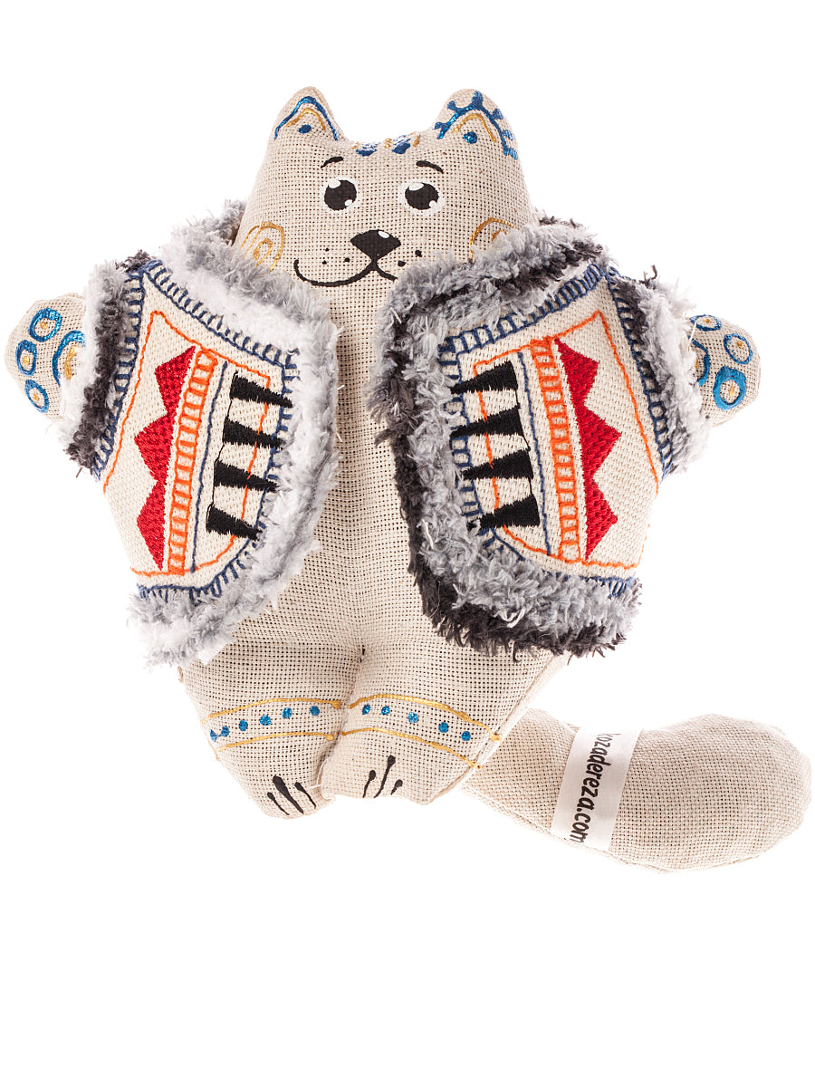 Souvenir "Fatty Cat in a sheepskin mantle (vanilla)"