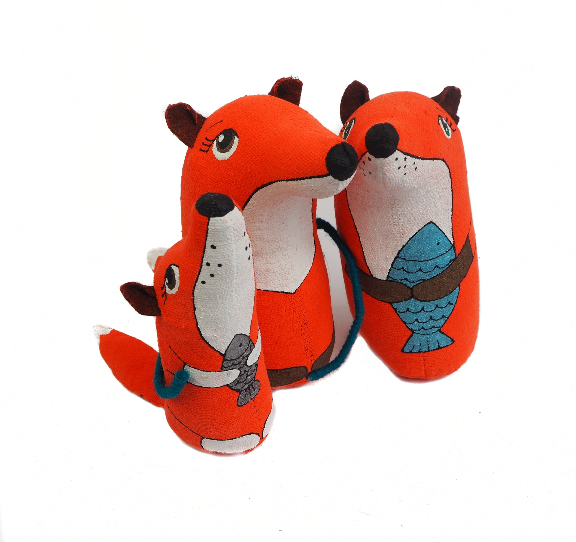 Souvenir "Fox with blue fish" (larger)