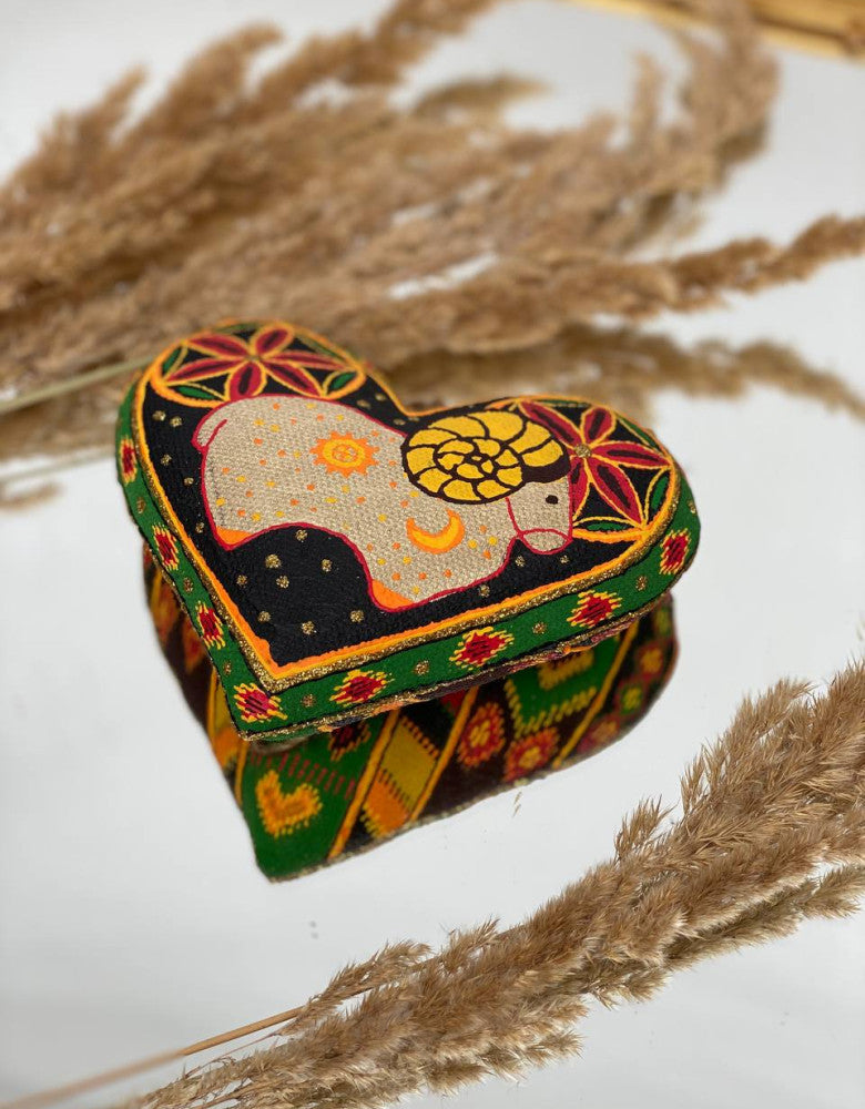 Souvenir coffee heart "carpet"