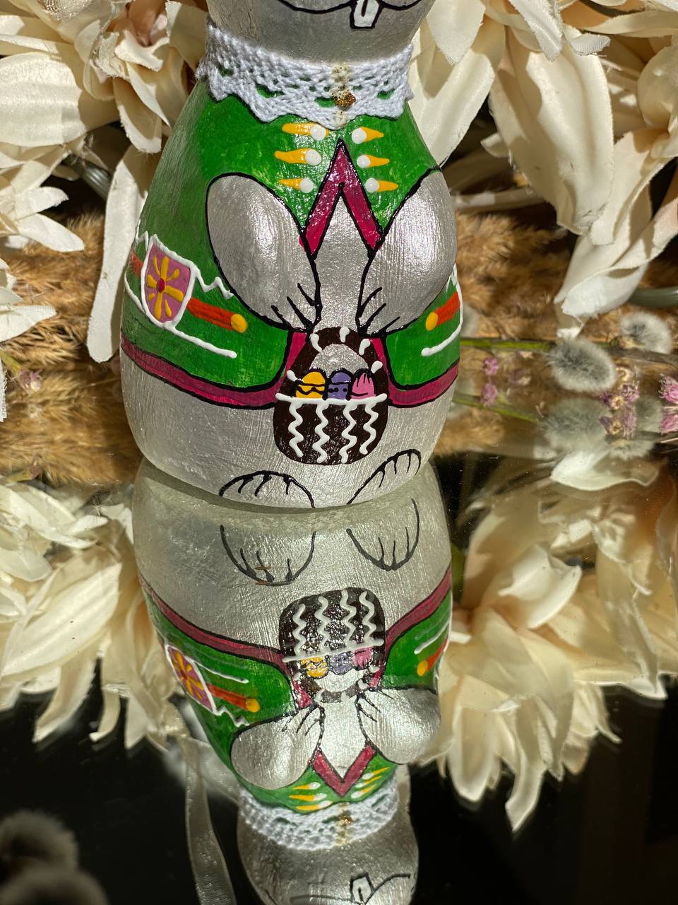 Easter souvenir "Sculptural spring bunny"