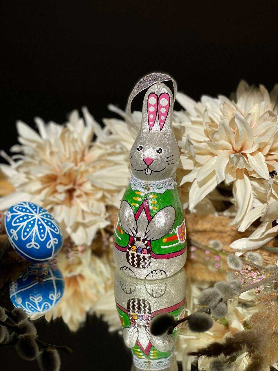 Easter souvenir "Sculptural spring bunny"