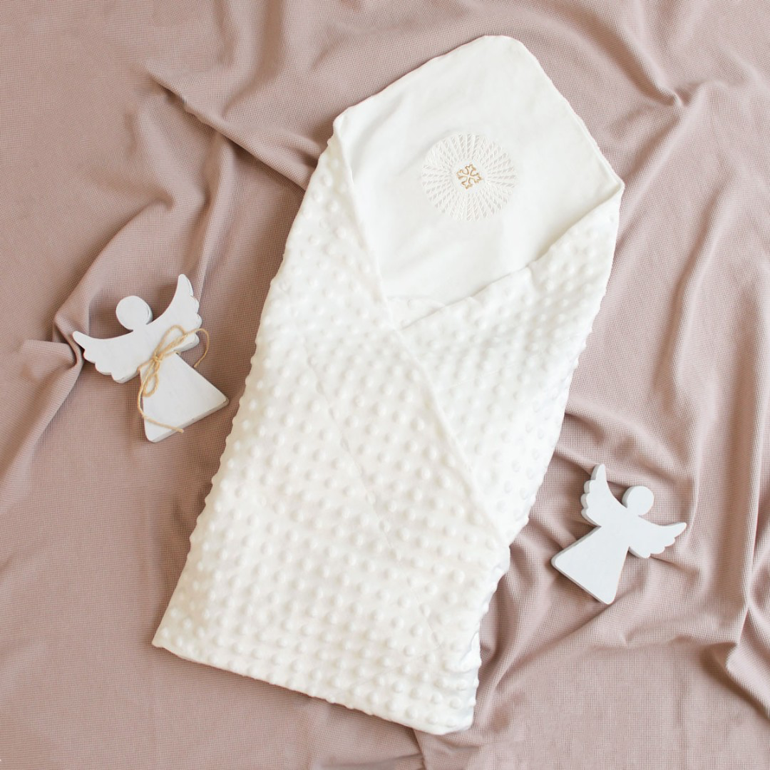 “Rays of Love” Baptism Blanket | Christening Kryzhmo