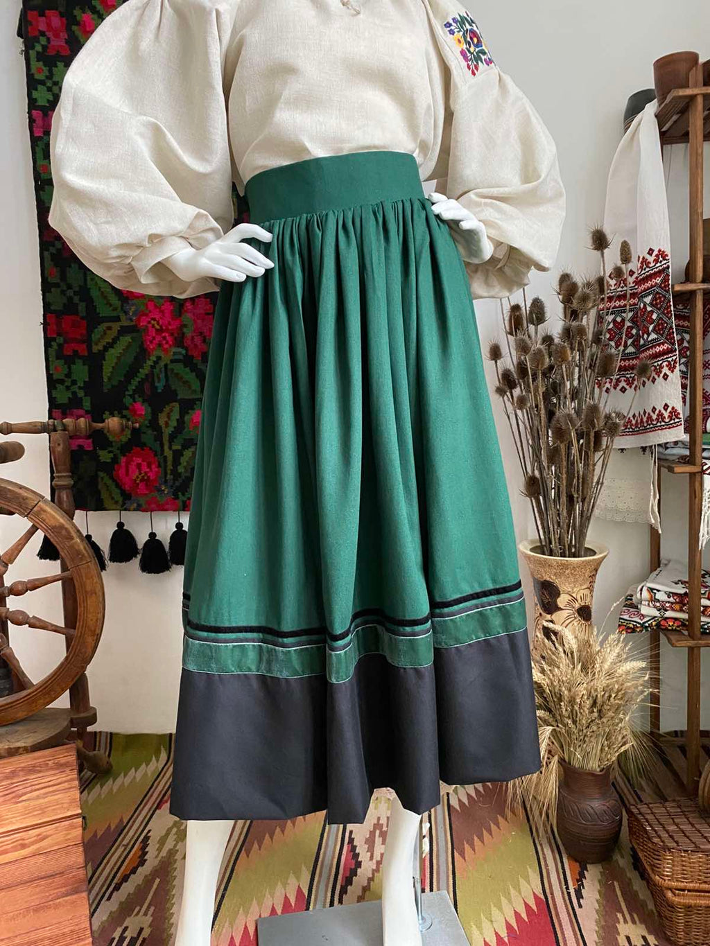 Traditional Ukrainian Women’s Midi Skirt