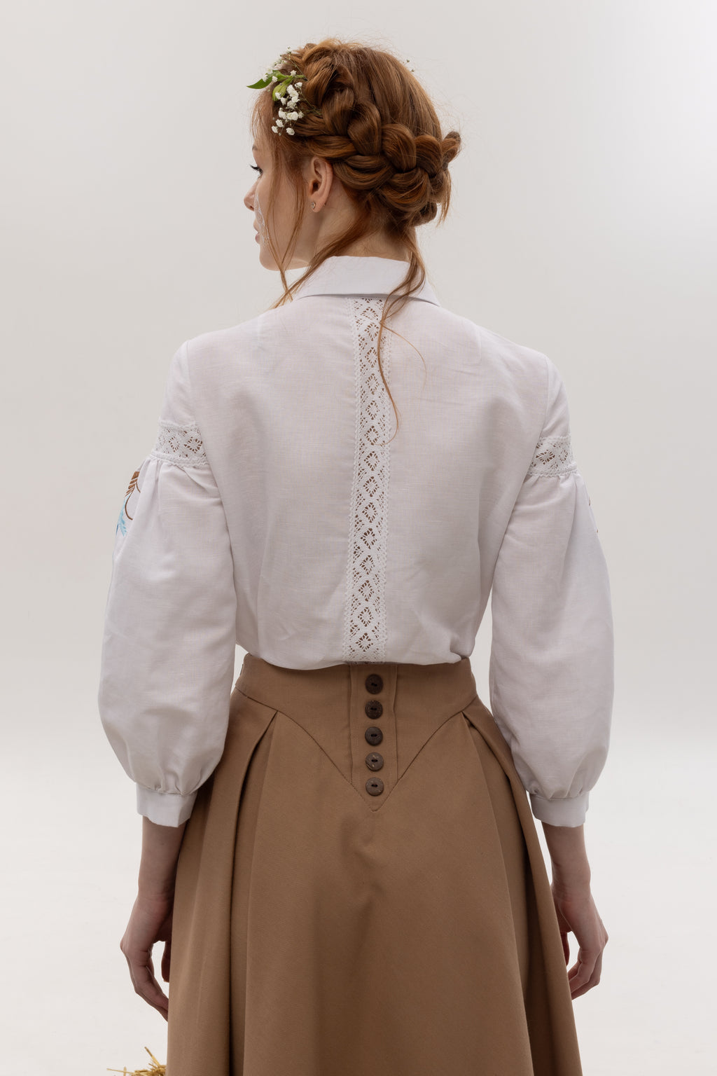 Blouse with embroidery "Flower"
