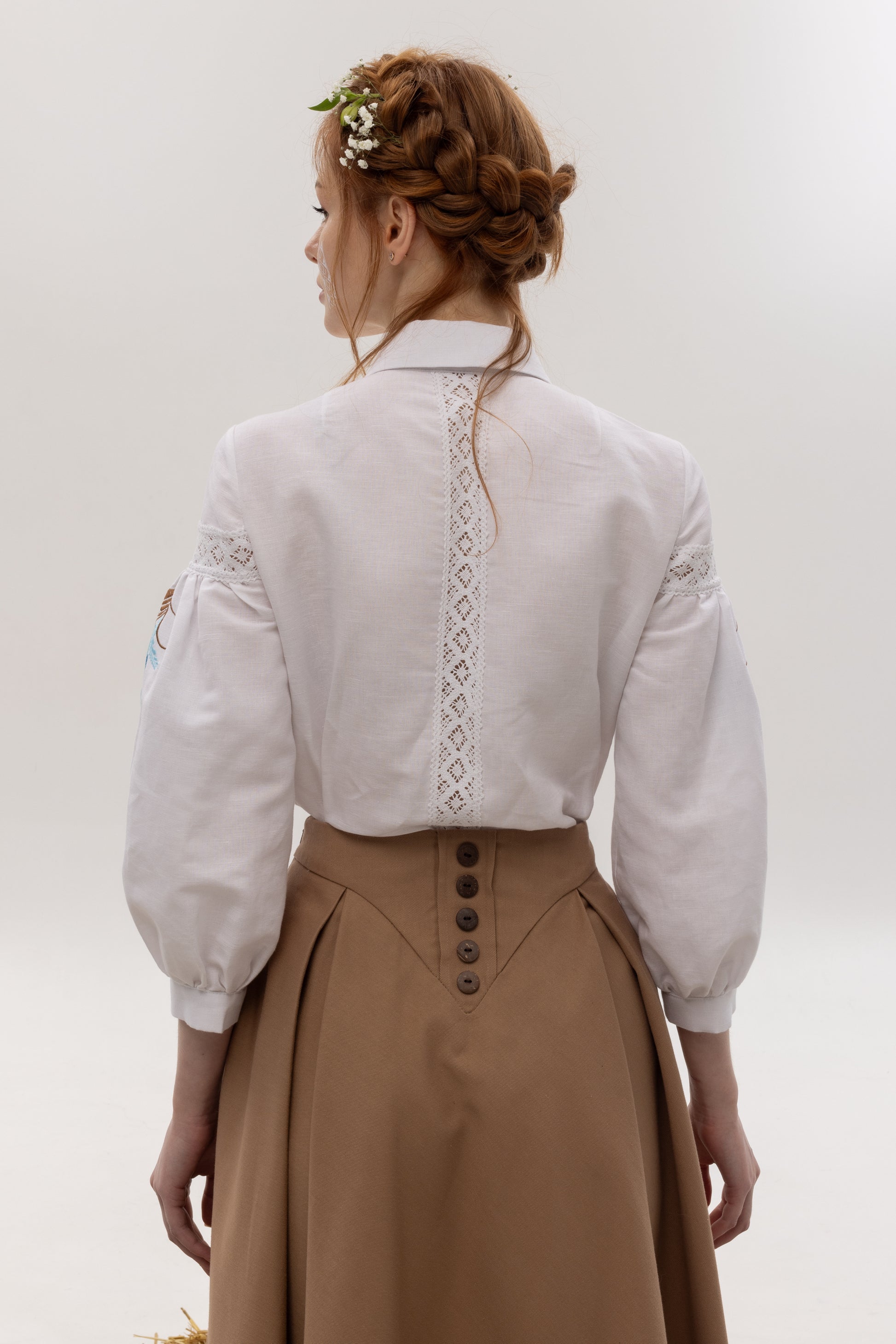 Blouse with embroidery "Flower"