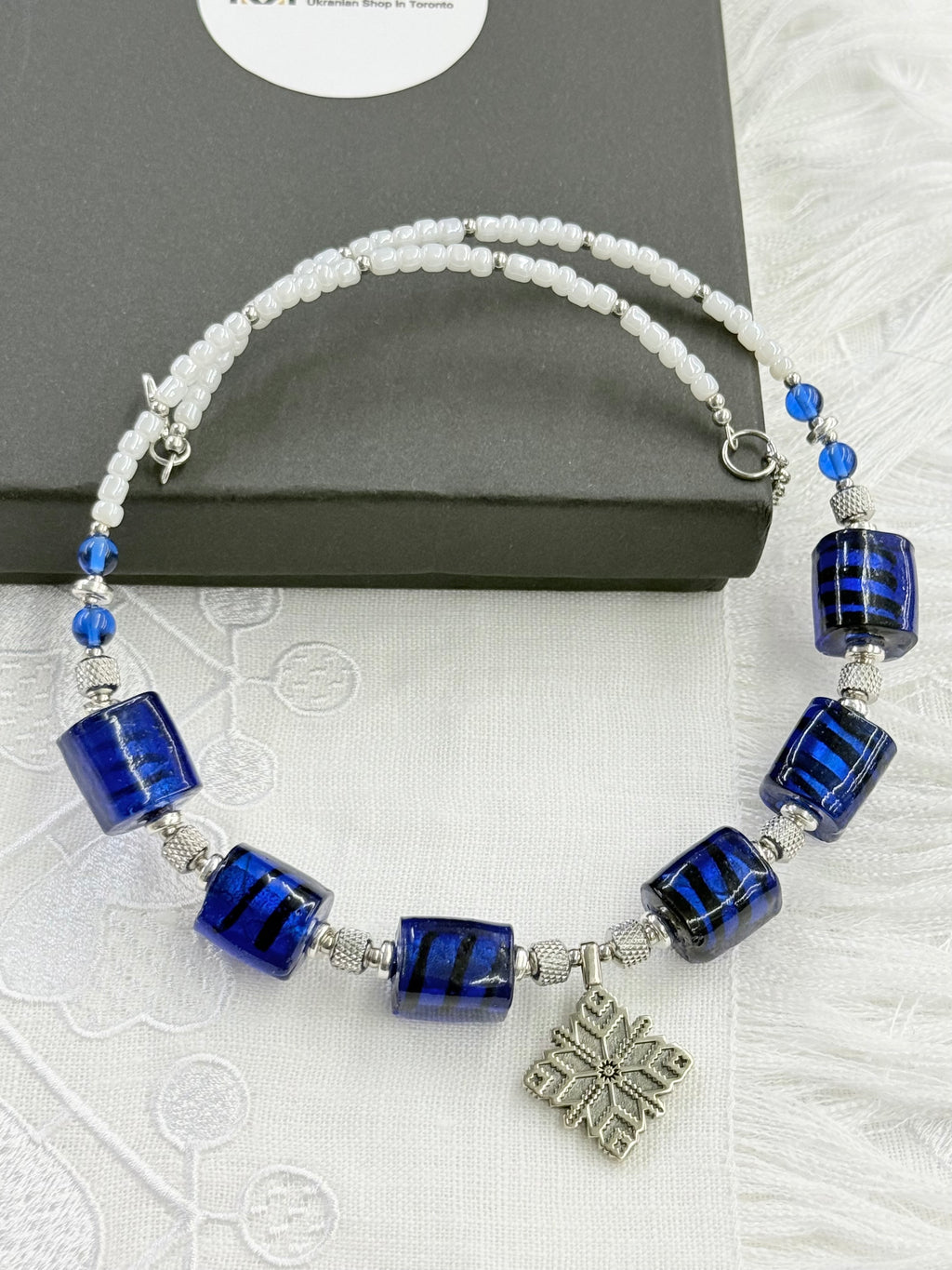 “Alatyr” Murano Glass Choker