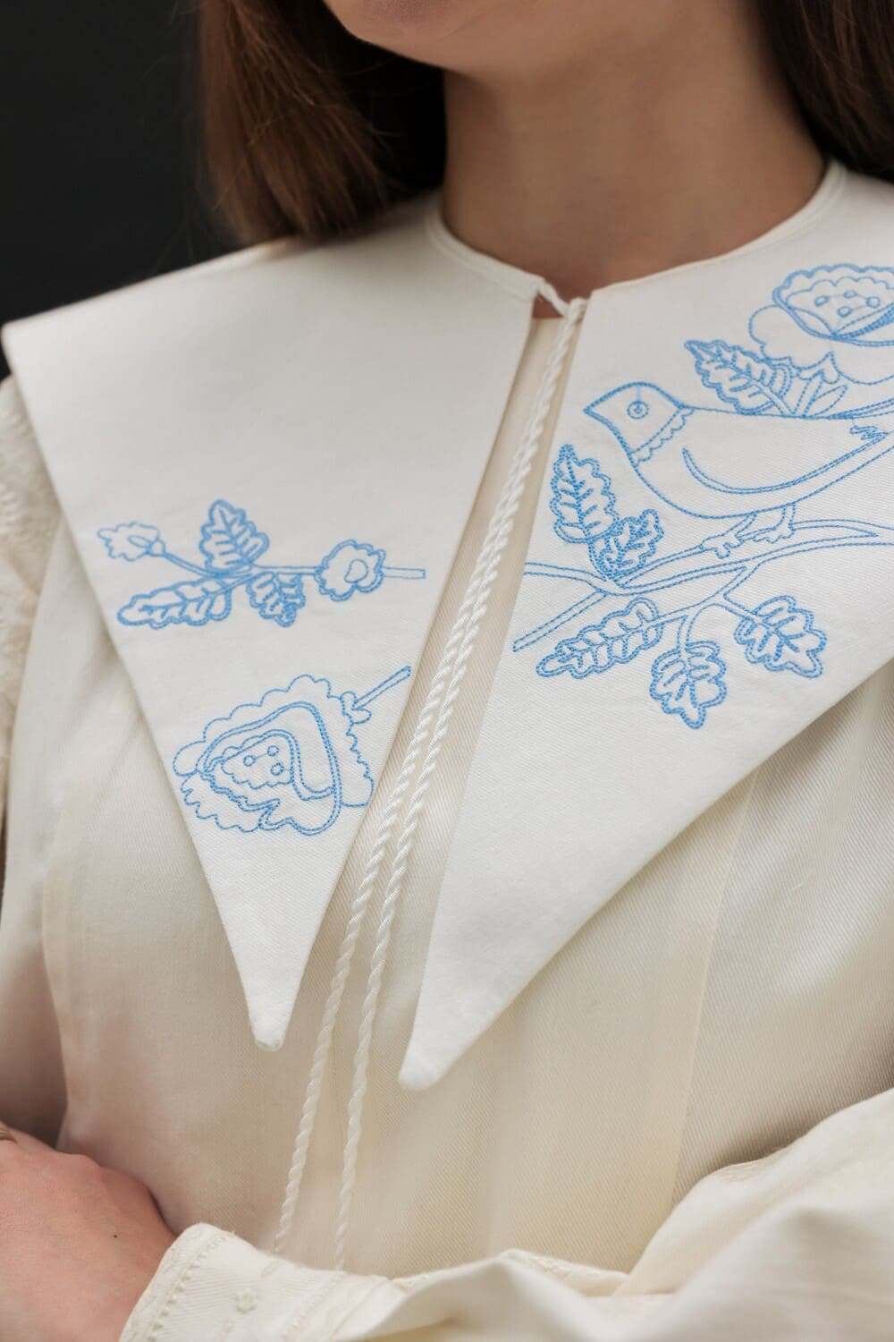 “Shchebetannia” Embroidered Detachable Collar