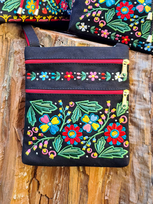 "Unconquered" Embroidered Bag