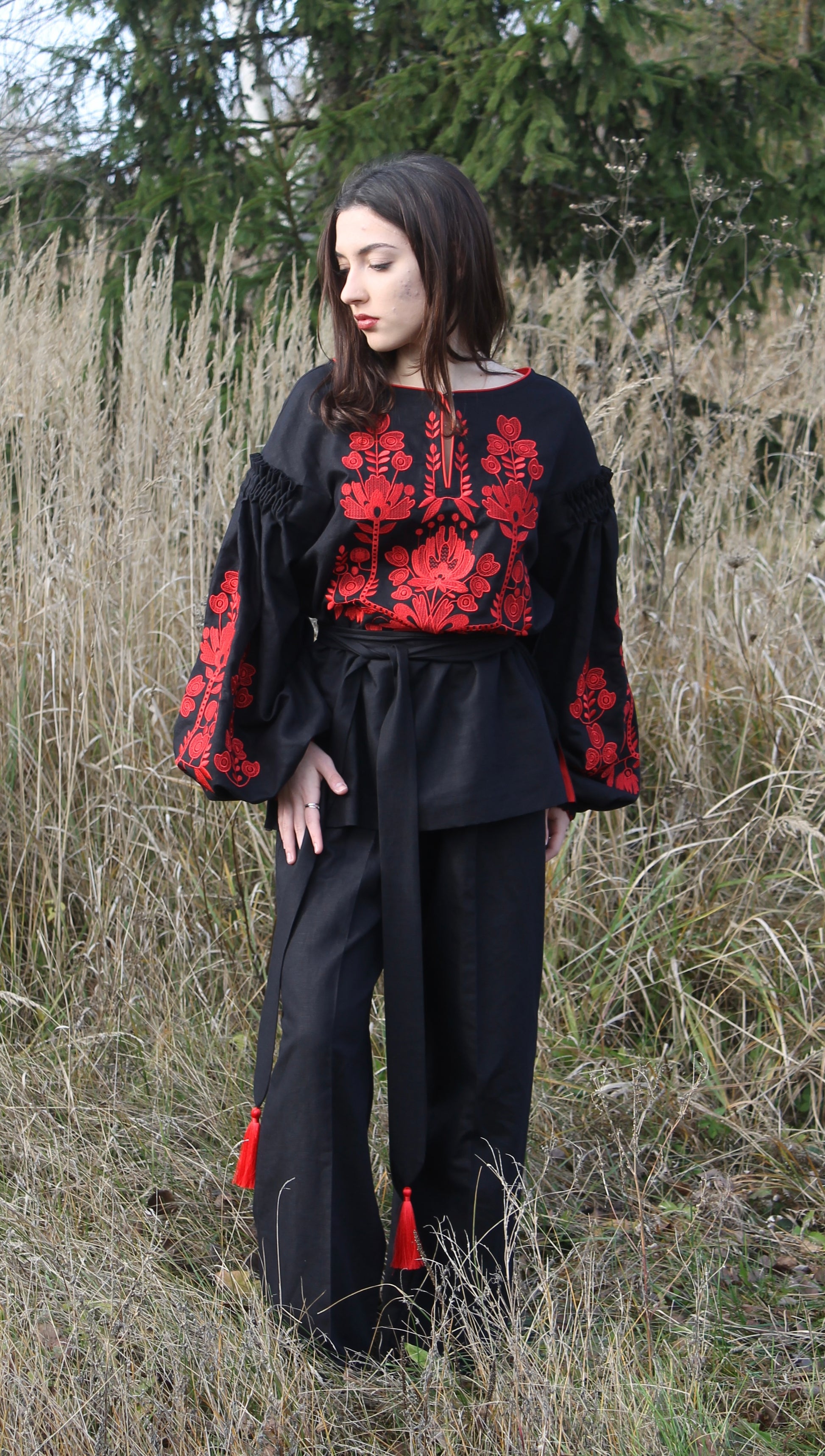 Women’s Embroidered Blouse “Ancient Motifs”