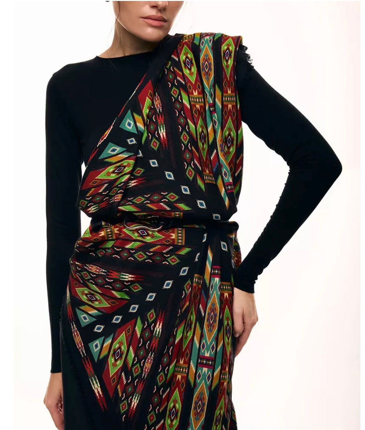 “Kaleidoscope” Wool Scarf