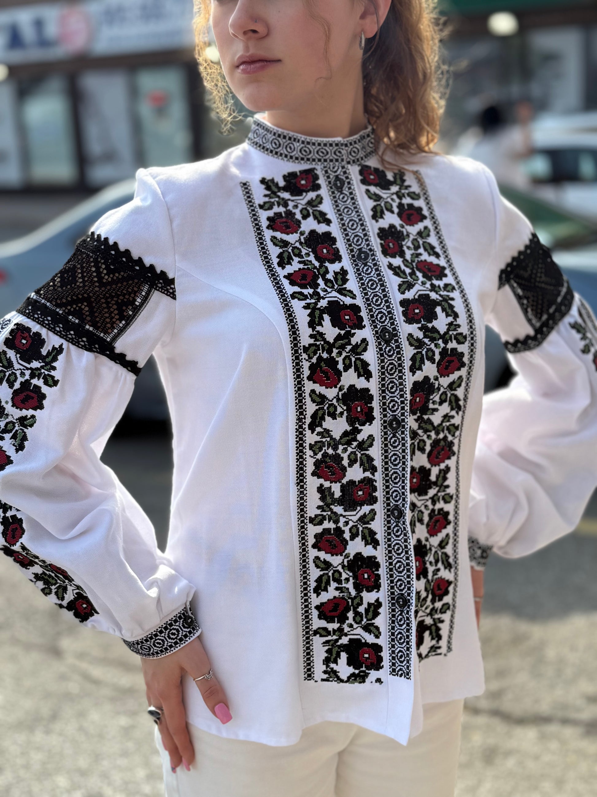 Elegant Embroidered Shirt (Women’s) – Ukrainian Vyshyvanka