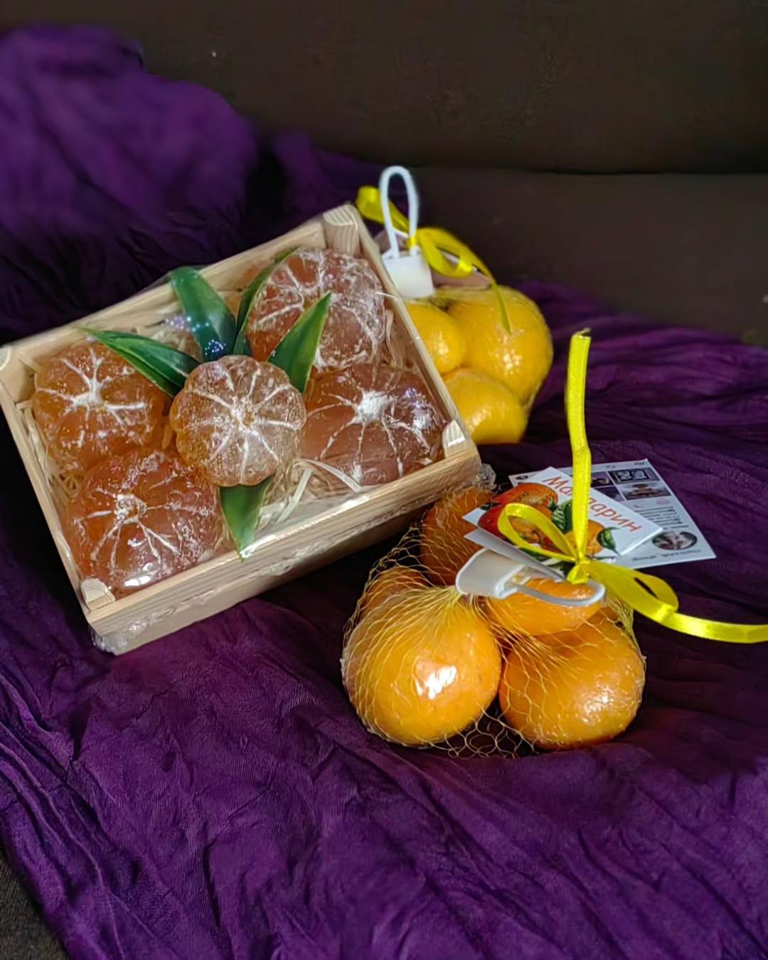 Box of Mandarins – Handmade Soap Set