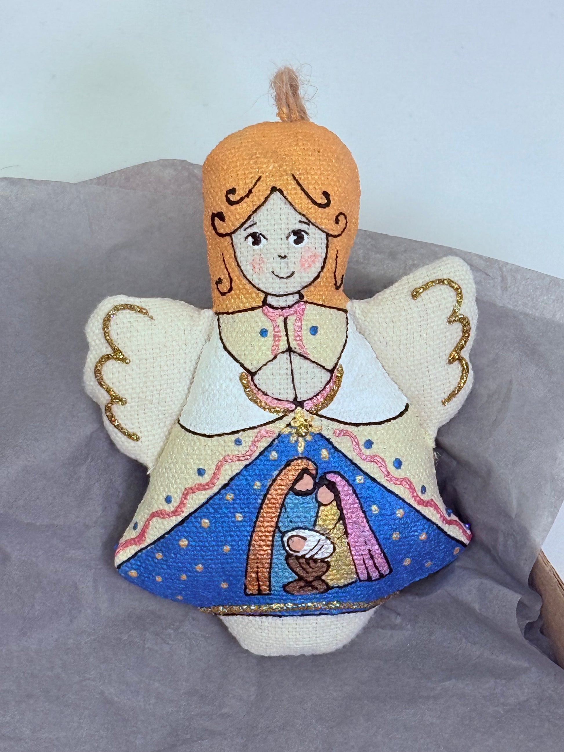 Vanilla Scented Souvenir "Angel with the Holy Family"