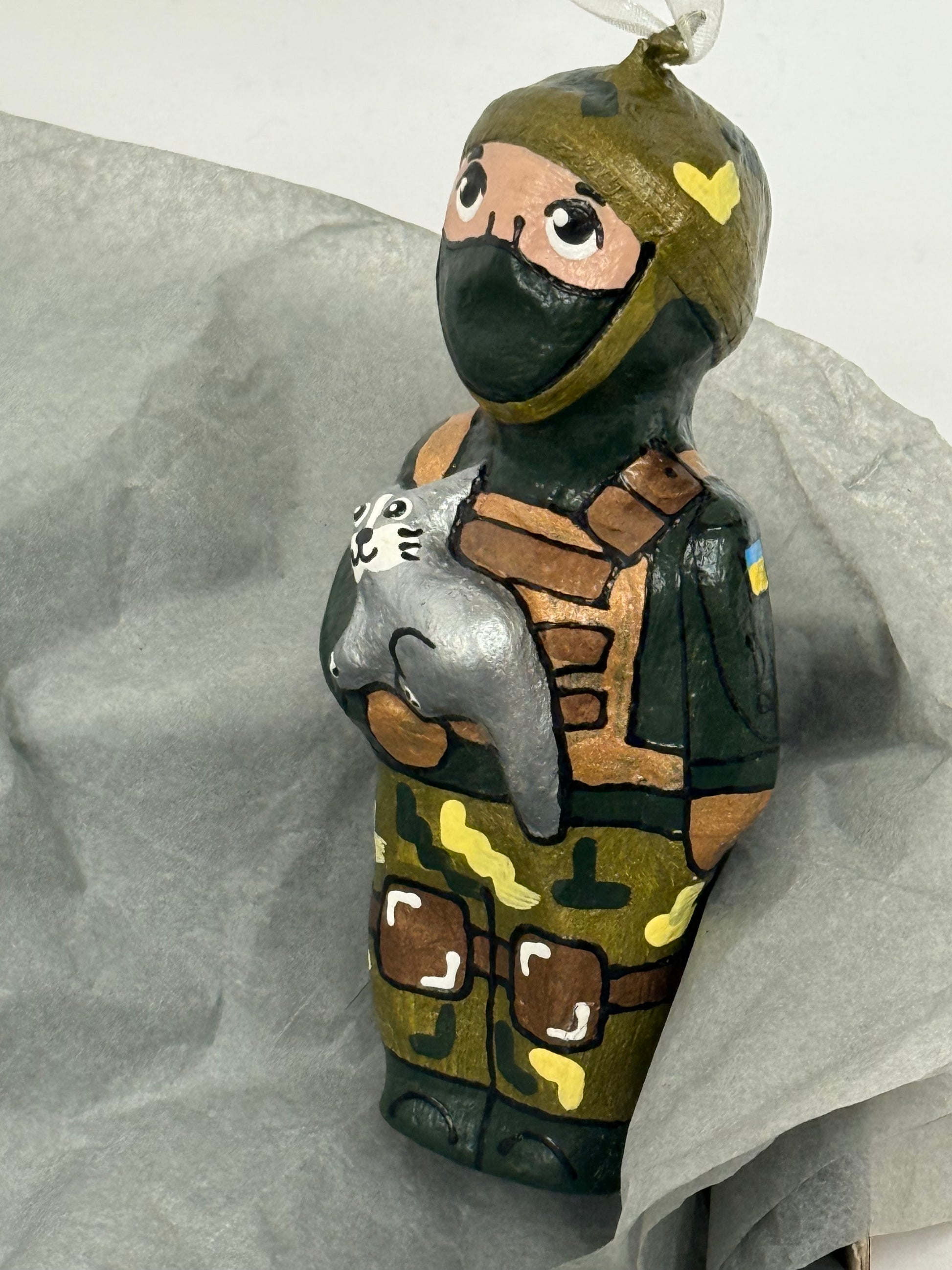 Souvenir "Defender with Cat" (Sculpture)