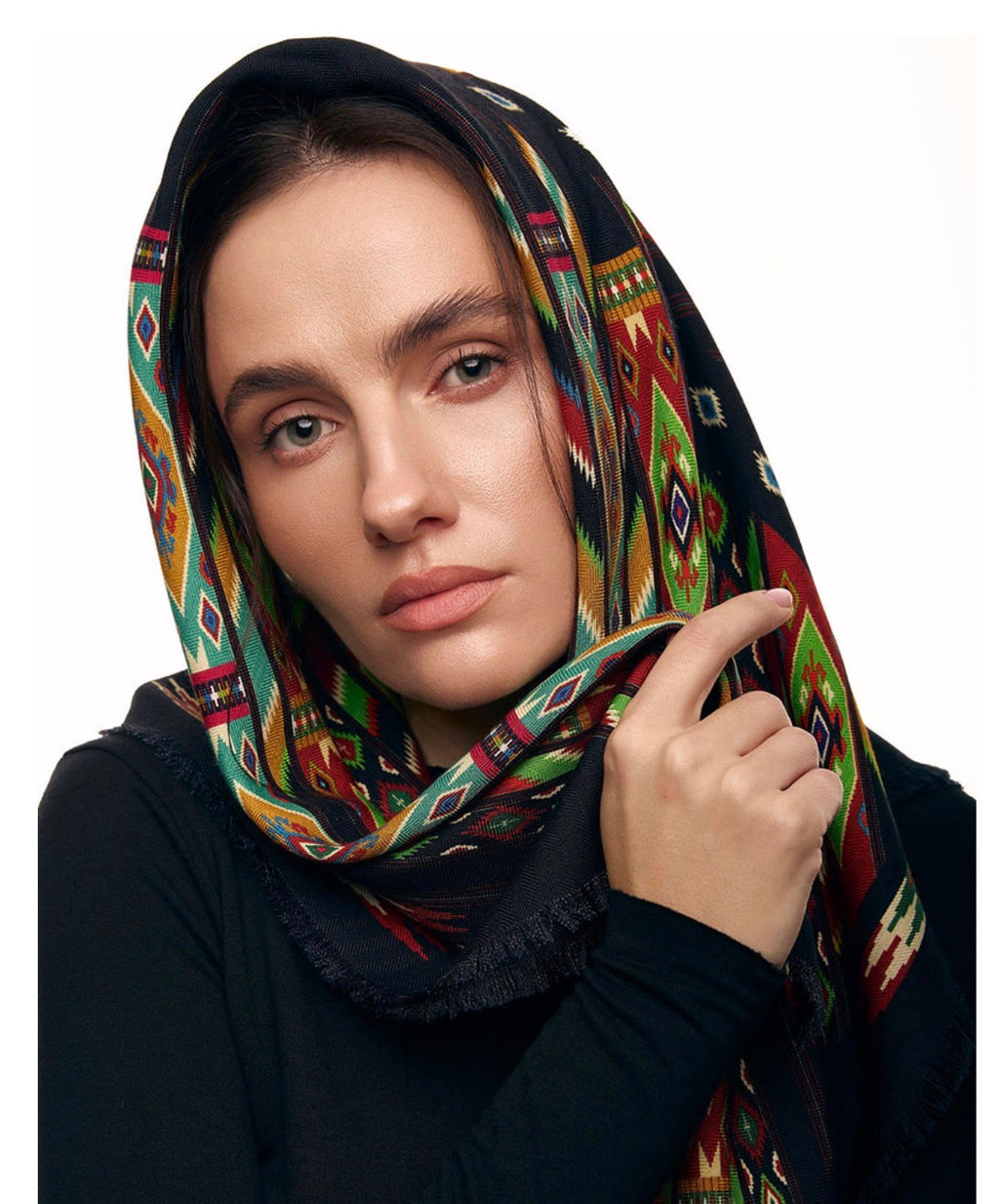 “Kaleidoscope” Wool Scarf