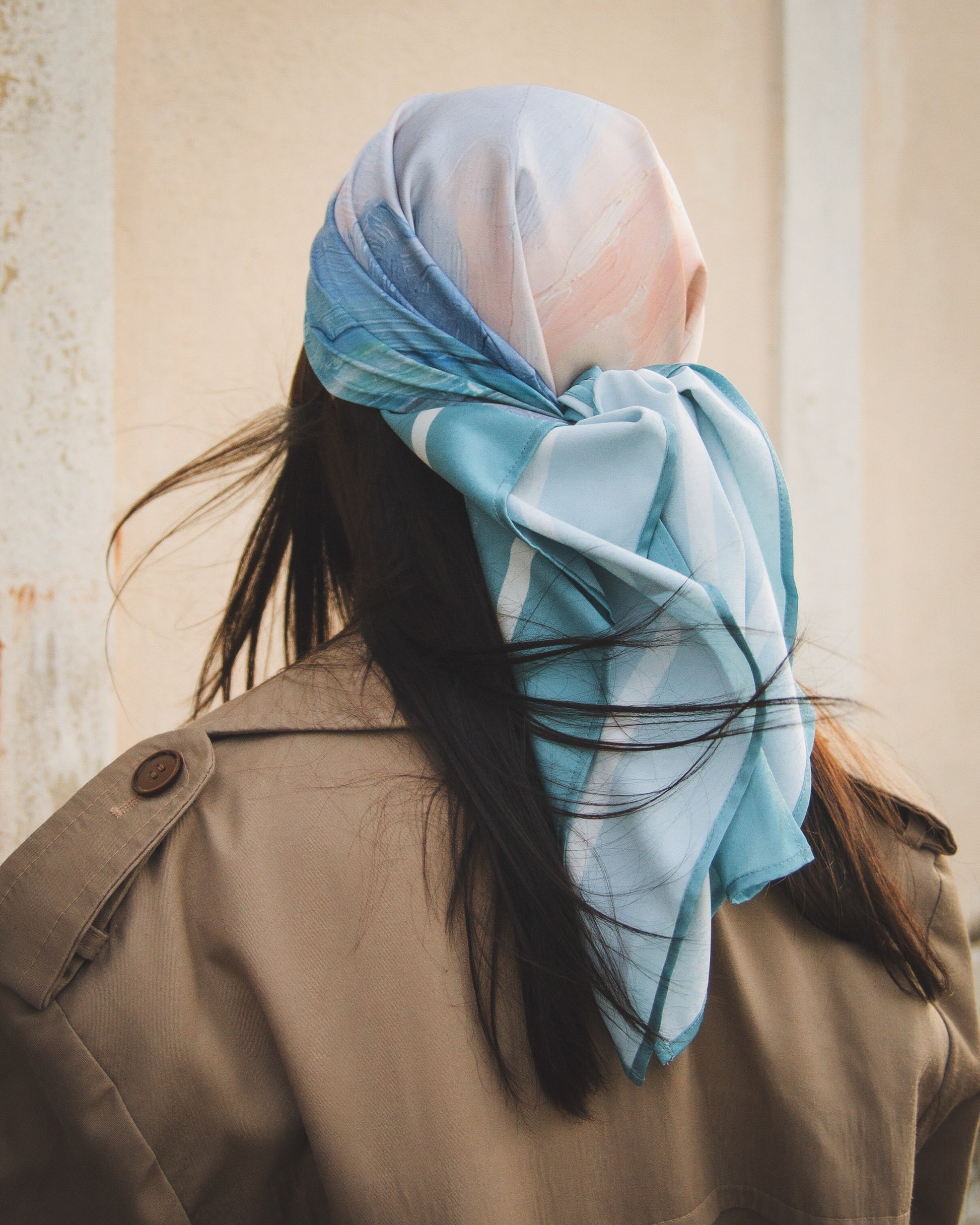 Scarf "Pink Evening"