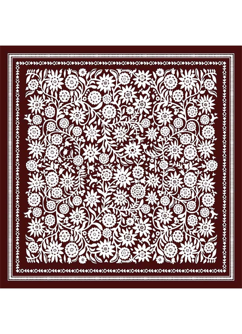 “Pole” Silk Scarf