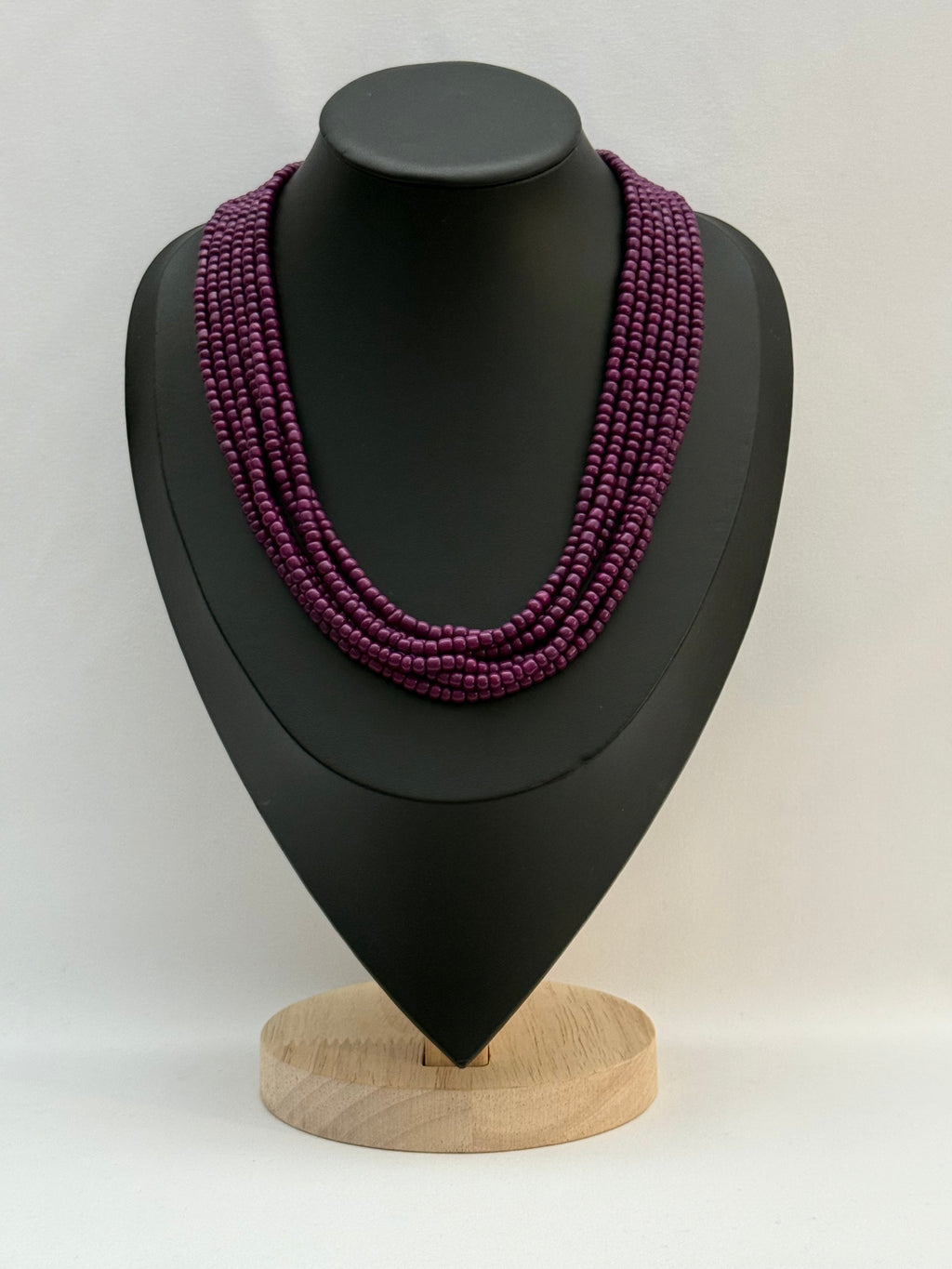 Purple Necklace 2-in-1 | Single-Strand + Multi-Strand