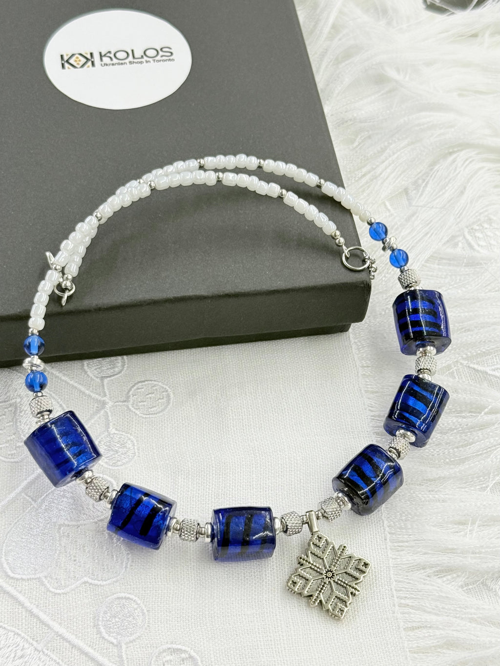 “Alatyr” Murano Glass Choker