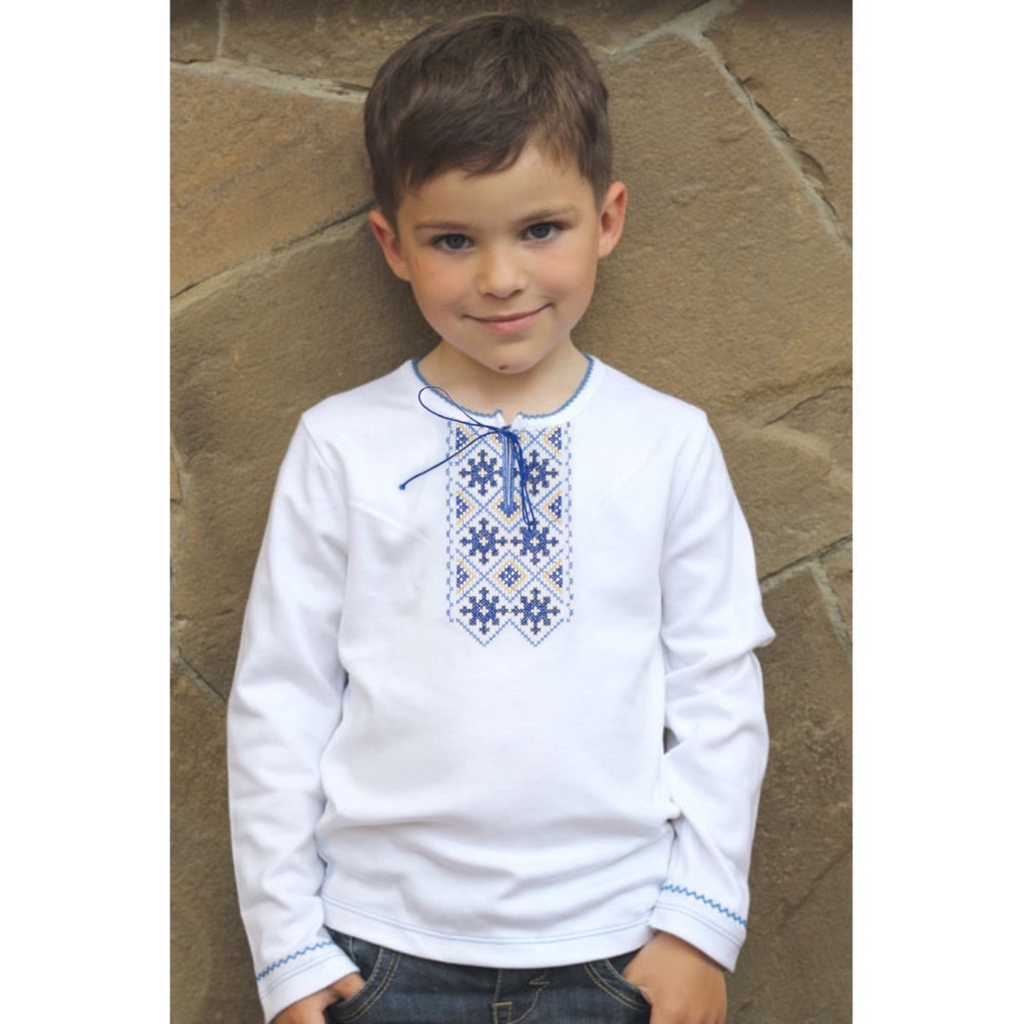 Boys’ Long Sleeve Embroidered Vyshyvanka