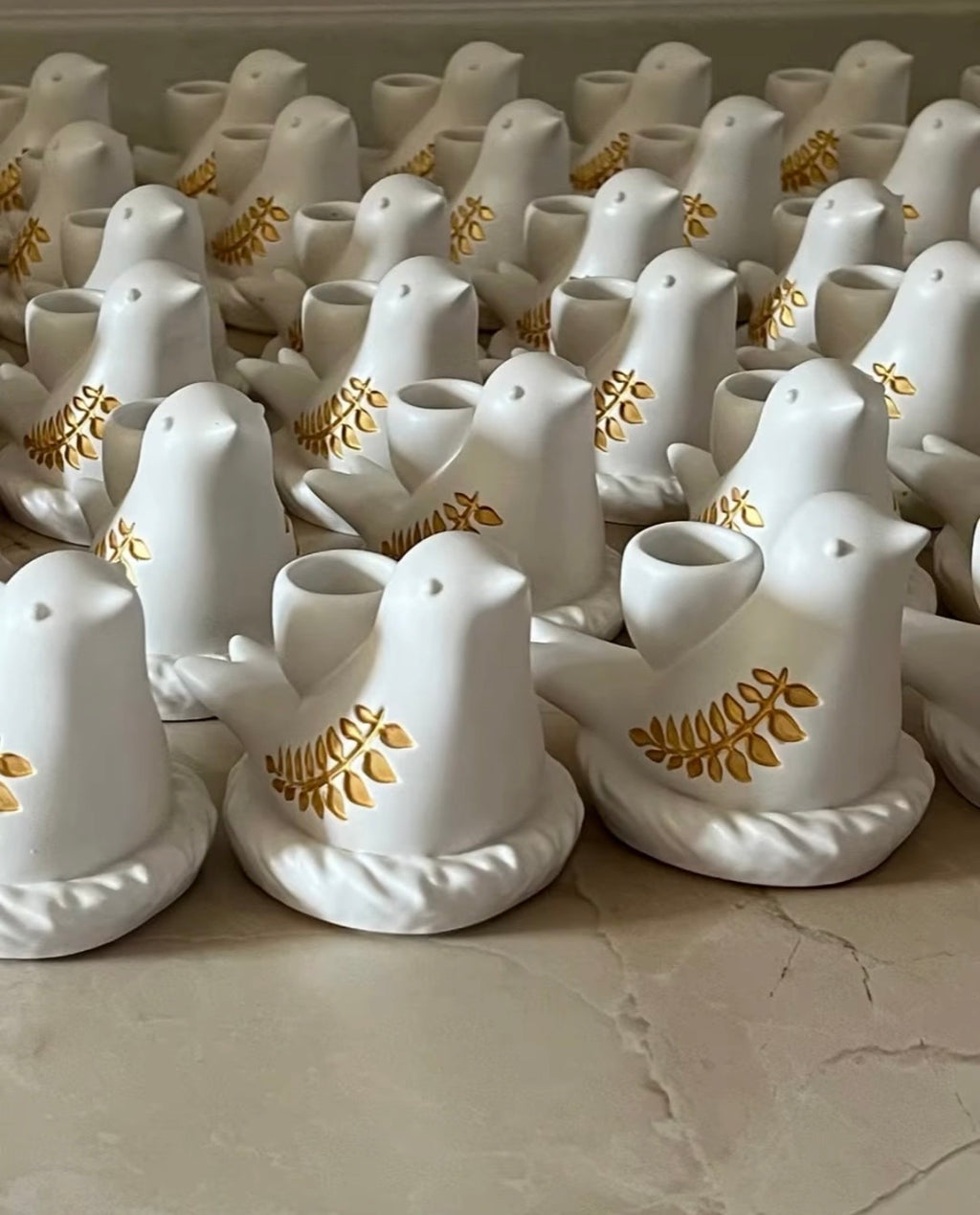 Ceramic Bird Candle Holder