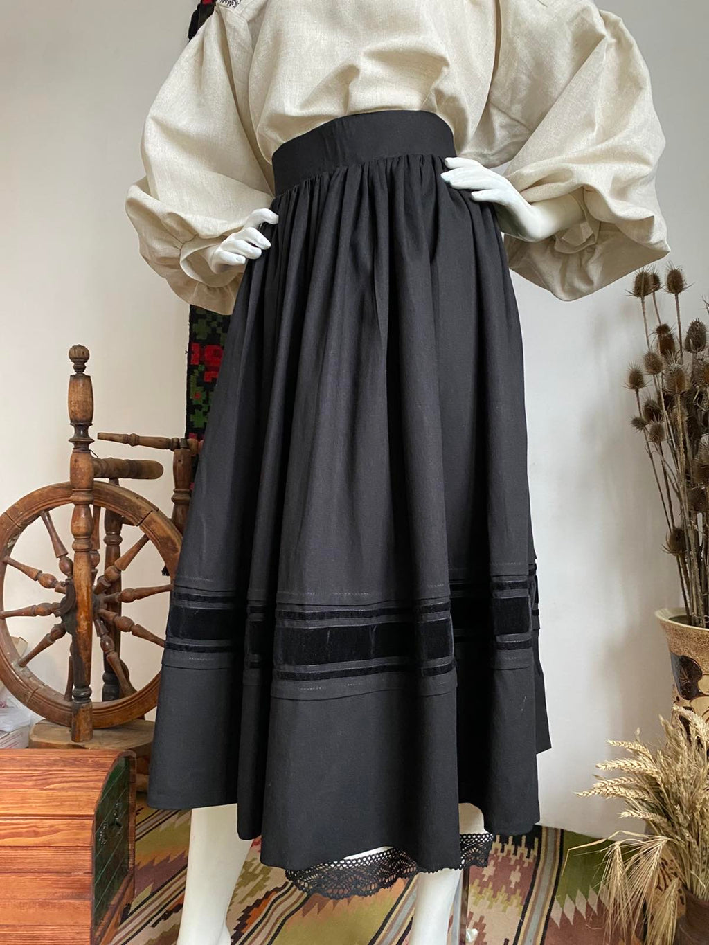 Traditional Ukrainian Women’s Midi Skirt