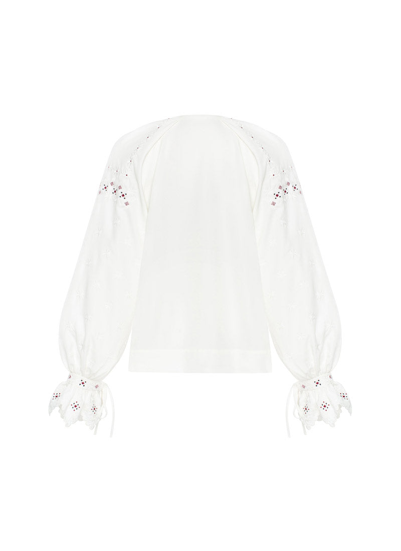 “Siaivo” Embroidered Blouse