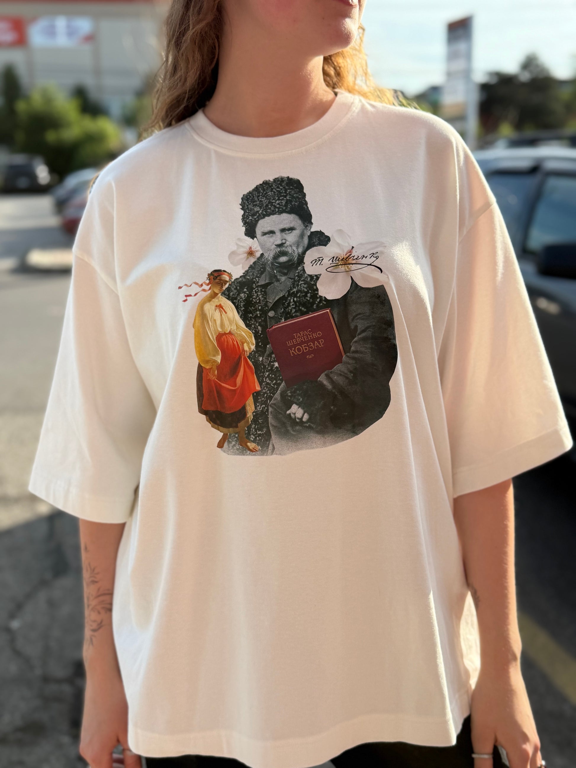 Unisex T-shirt with Taras Shevchenko Print